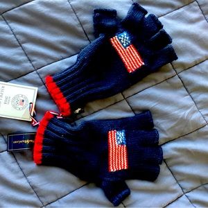 Official Team Issued USA Winter Games Sochi Fingerless Gloves